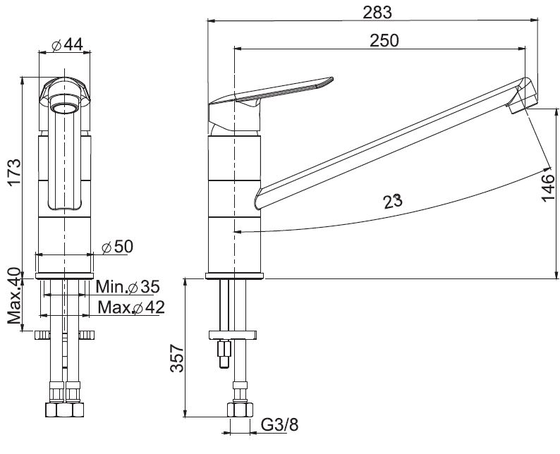 Изображение Fima carlo frattini Kitchen смеситель для кухни F3007