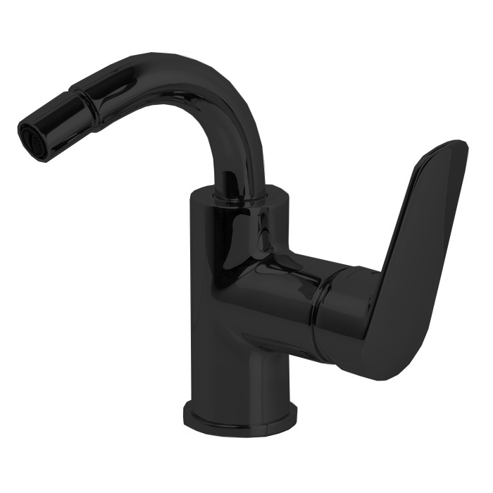 Черный матовый смеситель для биде Fima carlo frattini Spot F3012