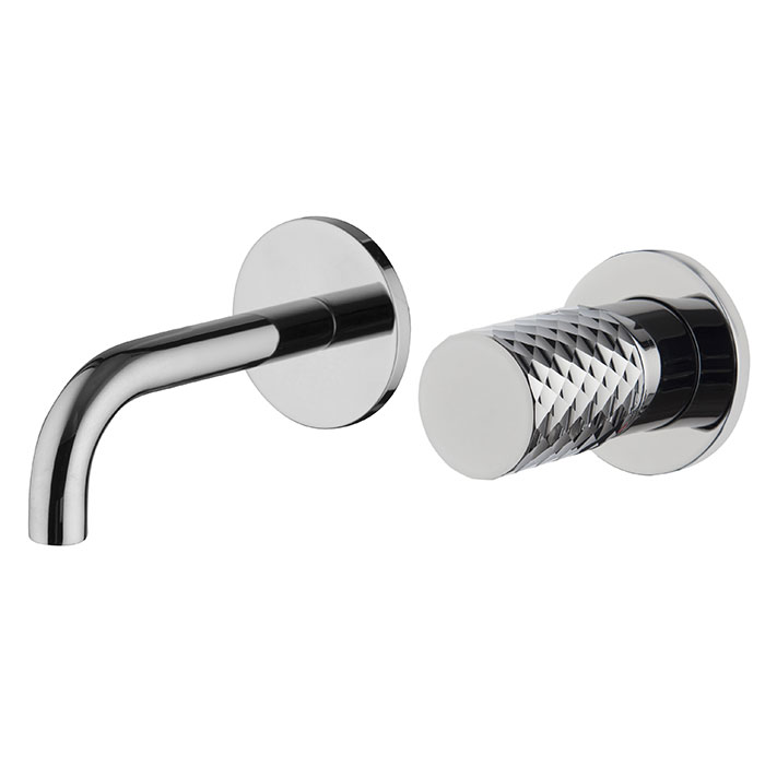 Смеситель для раковины с текстурированной ручкой Fima carlo frattini Spillo Tech F3051TW