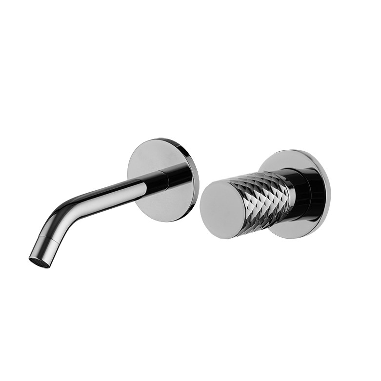 Изображение Стильный смеситель с декорированной ручкой Fima carlo frattini Spillo Tech F3051TWX8 для раковины