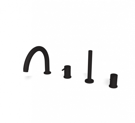 Смеситель на борт ванны Fima carlo frattini Snap F3124N схема 4 Смеситель на борт ванны Fima carlo frattini Snap F3124N схема 4