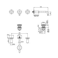 Fima carlo frattini So смеситель для раковины F3191L/5 схема 2