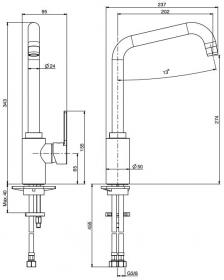Изображение Fima carlo frattini Kitchen смеситель для кухни F3537/2