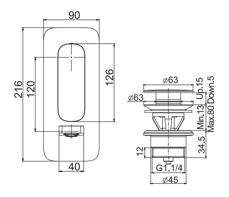 Смеситель для раковины Fima carlo frattini Quad F3741VLX5