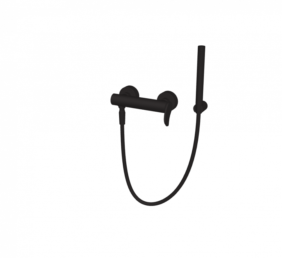 Смеситель внешнего монтажа с душевым комплектом Fima carlo frattini Flo F3805 ФОТО