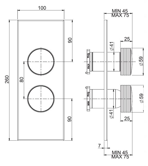 Fima carlo frattini Texture collection смеситель для ванны/душа F5609X6 цена от 92 915 ₽ Фото Fima carlo frattini Texture collection смеситель для ванны/душа F5609X6