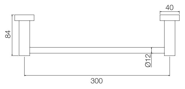 Fima - carlo frattini Spillo Tech полотенцедержатель F6000T/30