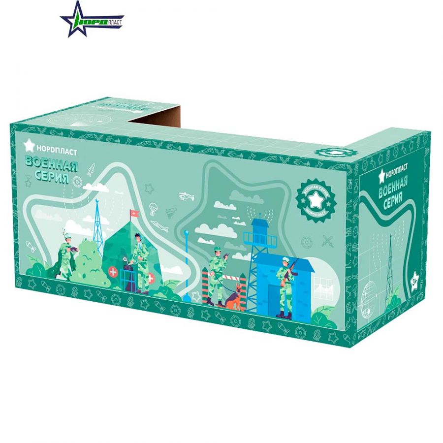 Боевые машины "Страж" и "Закат" с солдатиками в коробке