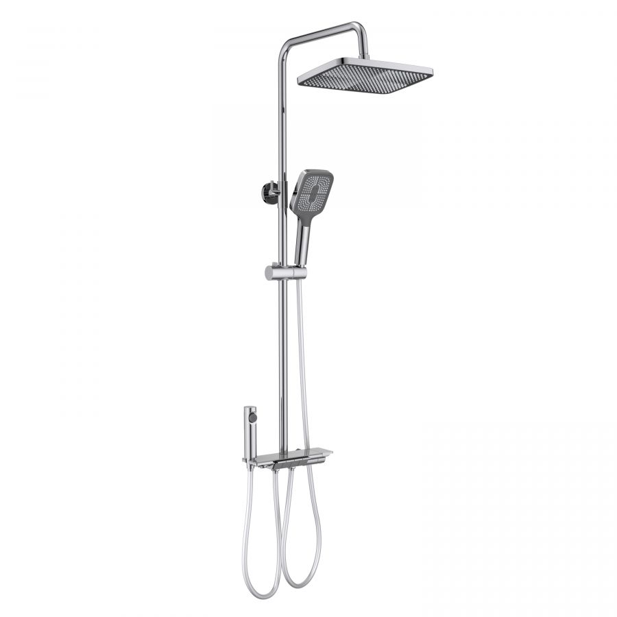 AQ3040CR ПОЛАРИС душевая система (смеситель для ванны) 295х195мм