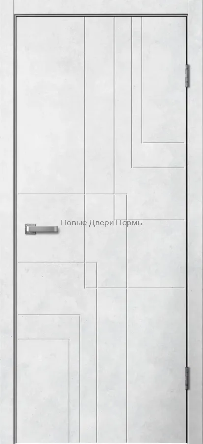 Межкомнатная дверь LINE 03 — Бетон светлый