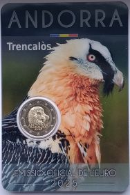 Бородач 2 евро  Андорра 2025  BU на заказ