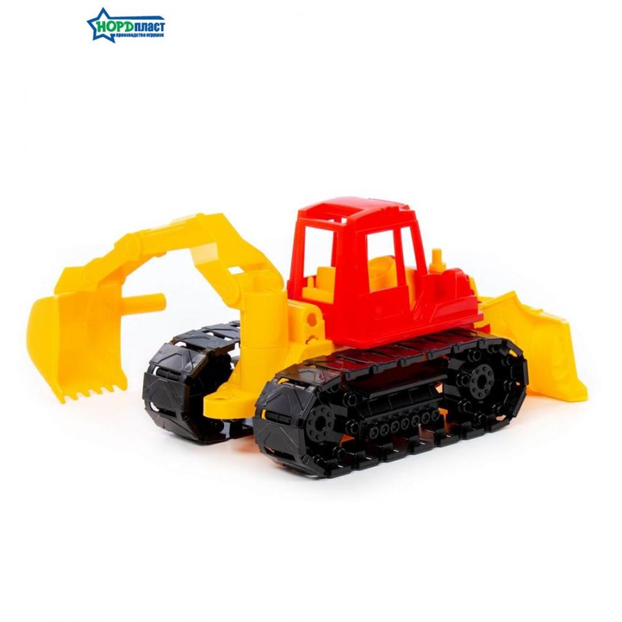 Трактор "Байкал" с грейдером и ковшом