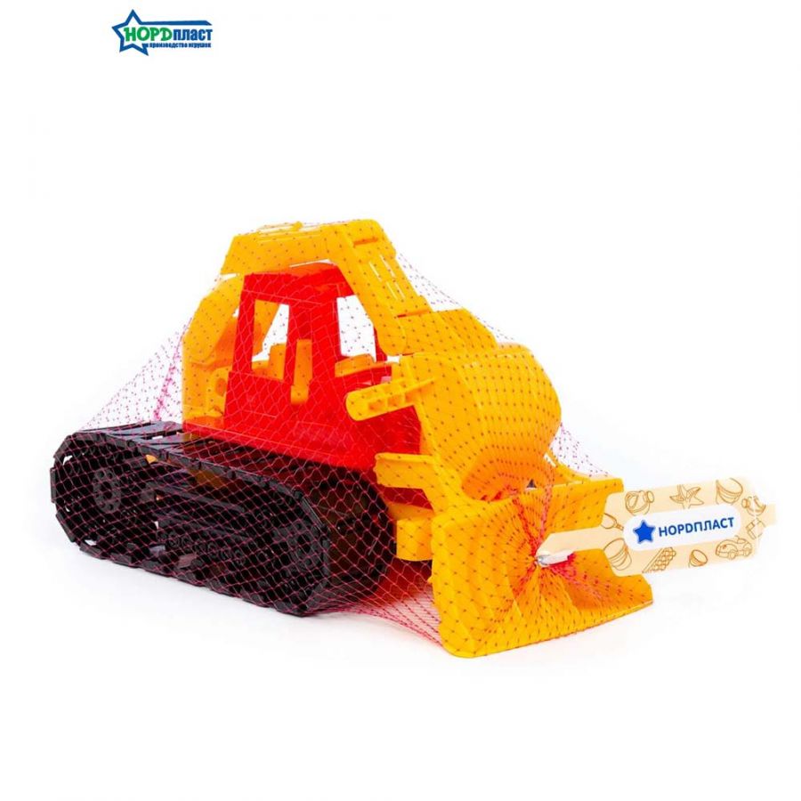 Трактор "Байкал" с грейдером и ковшом