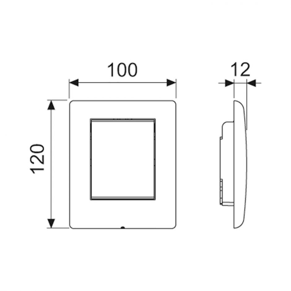Клавиша для смыва TECE TECEplanus Urinal 92423 ФОТО