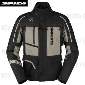 Мотокуртка Spidi 4 Season V3 H2Out, черно-серая