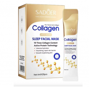 Ночная маска для лица антивозрастная в стиках с коллагеном , 1 саше