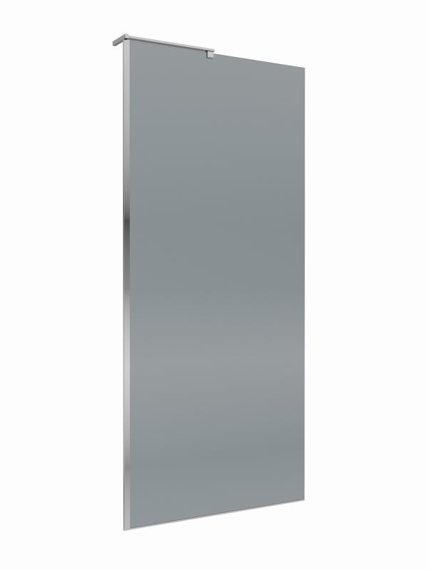 Душевая перегородка BelBagno UNO-L-1-TB-90-GR-Cr 90x200