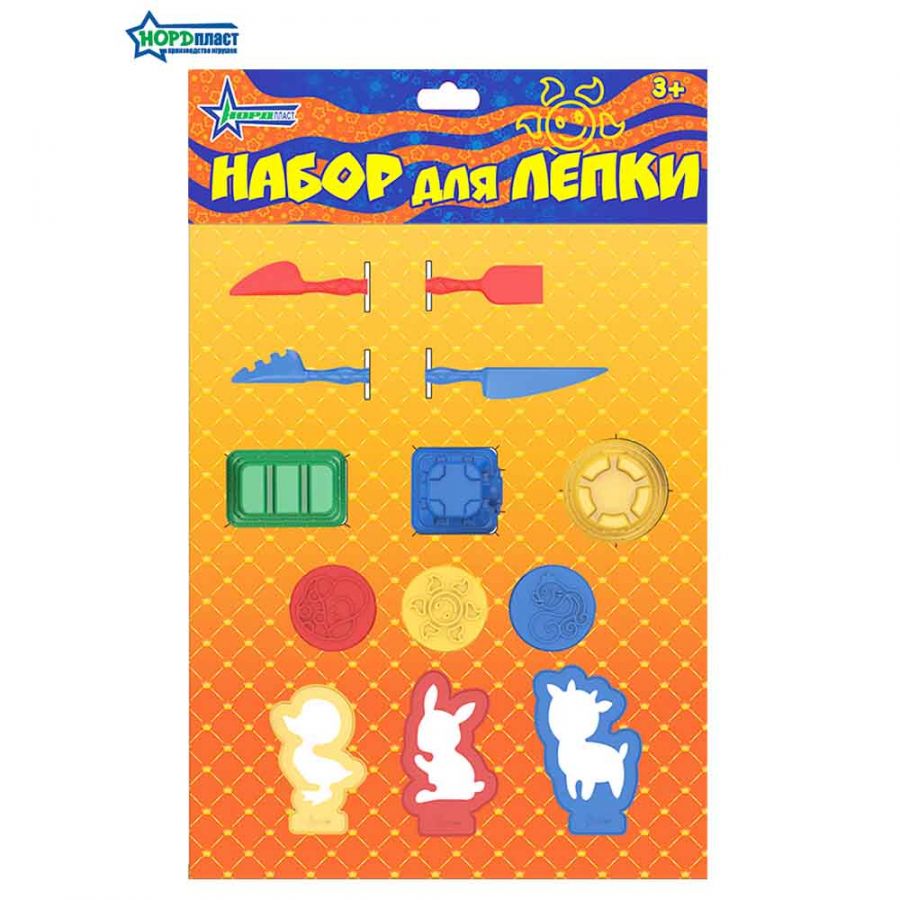 Набор для лепки (11 дет. в пакете)