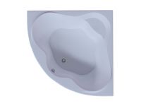 Акриловая ванна Aquatek Галатея 135x135 угловая, универсальная, с каркасом и экраном, без гидромассажа