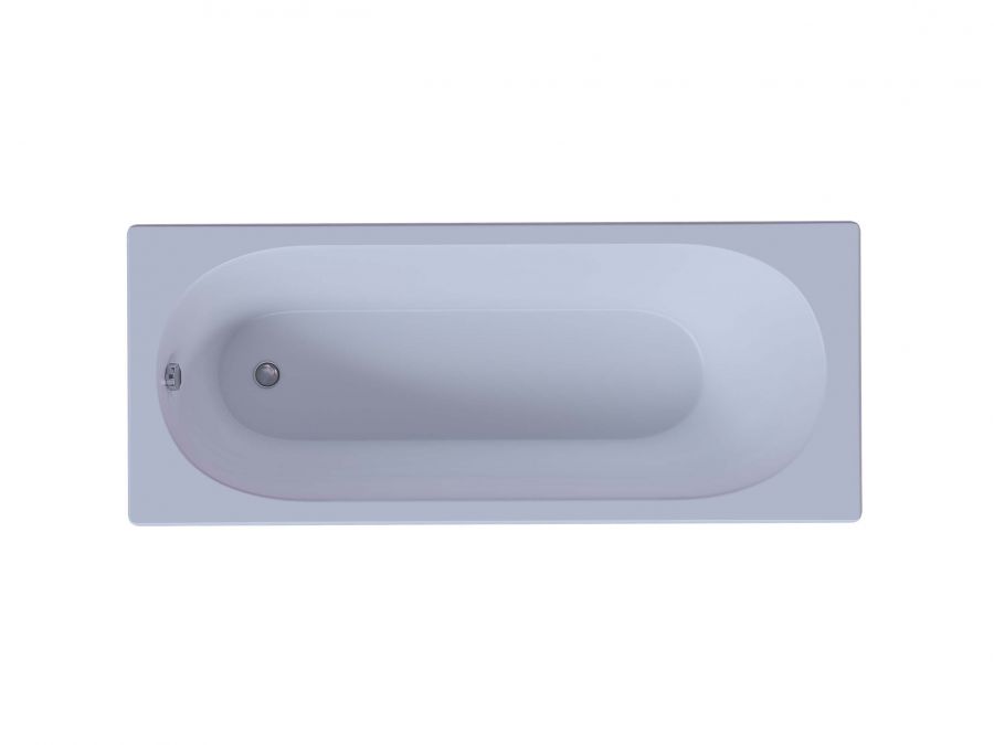 Акриловая ванна Aquatek Оберон 160x70 прямоугольная, универсальная, с каркасом, без гидромассажа