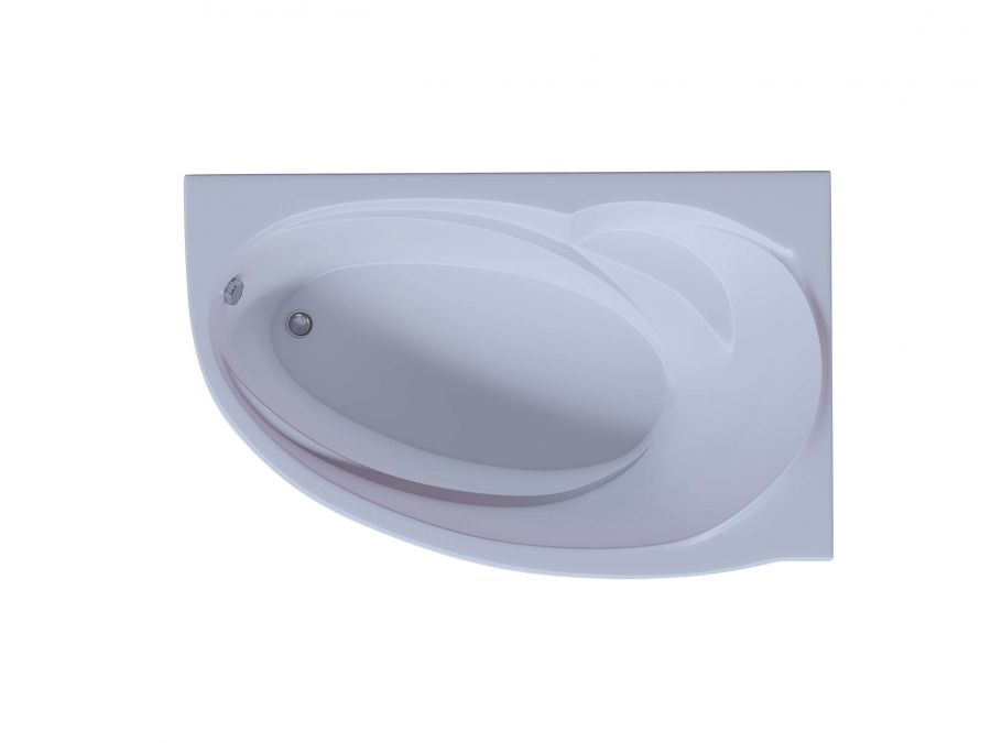Акриловая ванна Aquatek Бетта 160 правая, без каркаса, без экрана, без гидромассажа