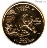США 25 центов 2008 Р Аляска