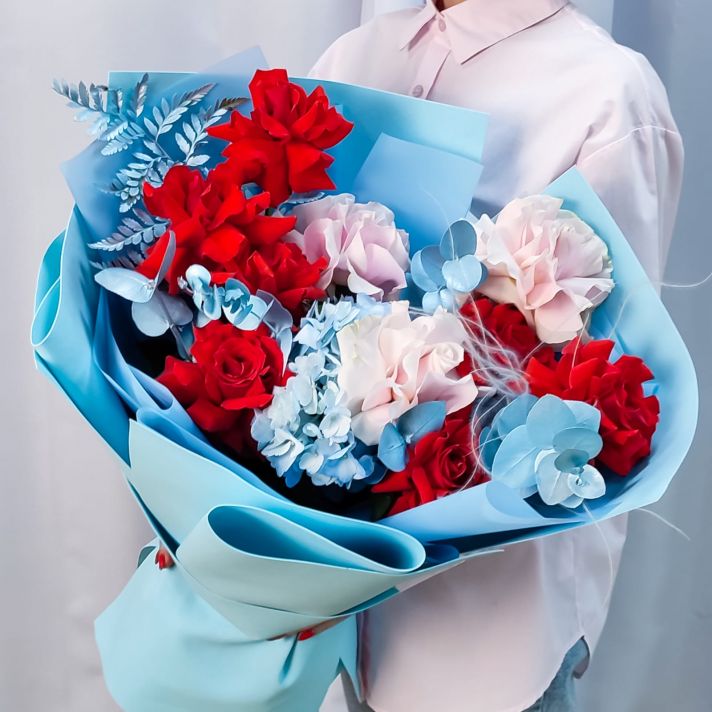 Букет "Лёд и пламя"