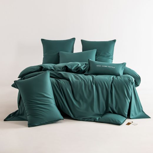 Комплект постельного белья Однотонный Сатин Элитный OCE009