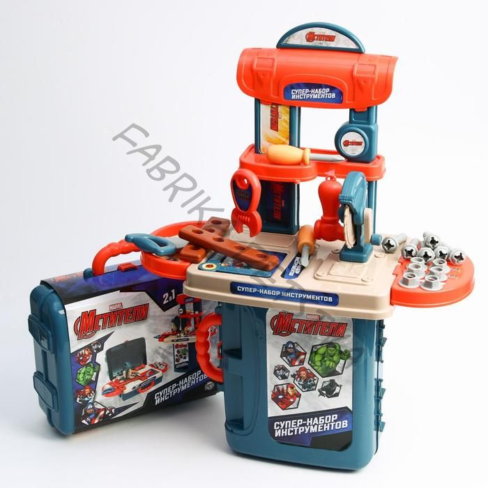 Набор инструментов детский «Трансформирующийся чемоданчик»