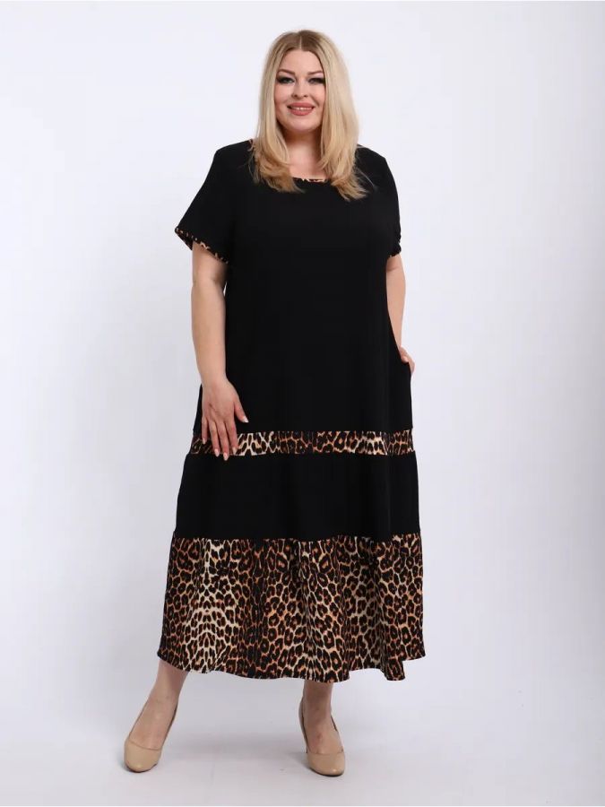 Платье женское ПЛ-005 [золотой леопард]