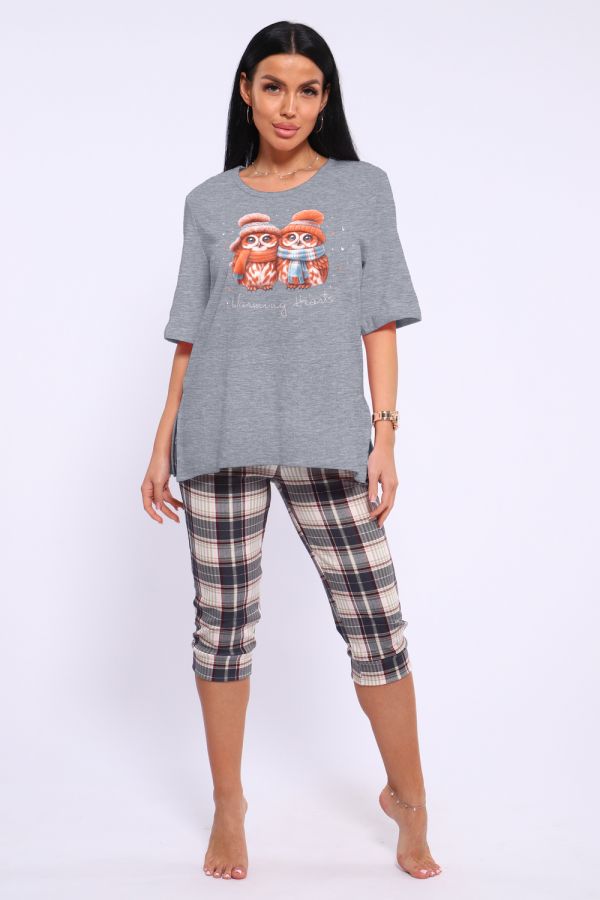 Пижама ТК 386 [серый]