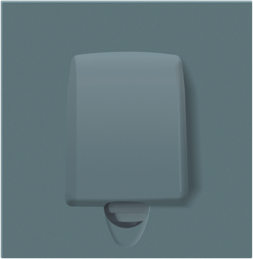 Вывод кабеля, матовый изумруд, серия R98