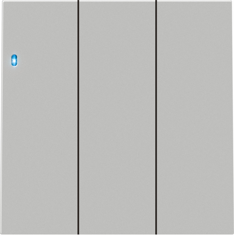 Клавиша 3-я с подсветкой, матовый серый, серия R98