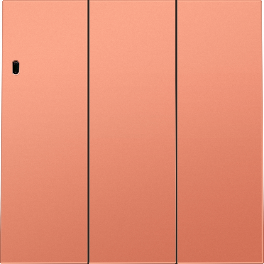 Клавиша 3-я с подсветкой, матовый коралл, серия R98