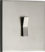 Переключатель перекрестный (с 3-х мест) на 1 тумблер, клавиша Angle, 10AX 250V, вороненая сталь, серия N96