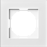 Рамка 1-я, Natural белое стекло, серия A07