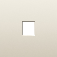 Накладка 1-я для розеток RJ45, TV, SAT, слоновая кость, серия S08