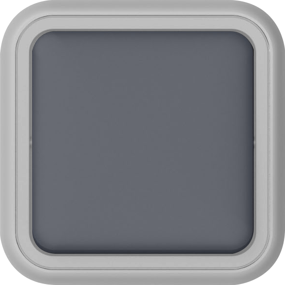 Выключатель звонкового типа 1-клавишный накладной, цвет серый, IP55, серия W55