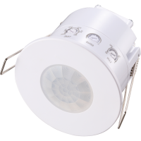 Датчик реального присутствия потолочн. встроенный, 3-х пров. 360?, макс. 2000Вт. 2-6 м, IP54, белый