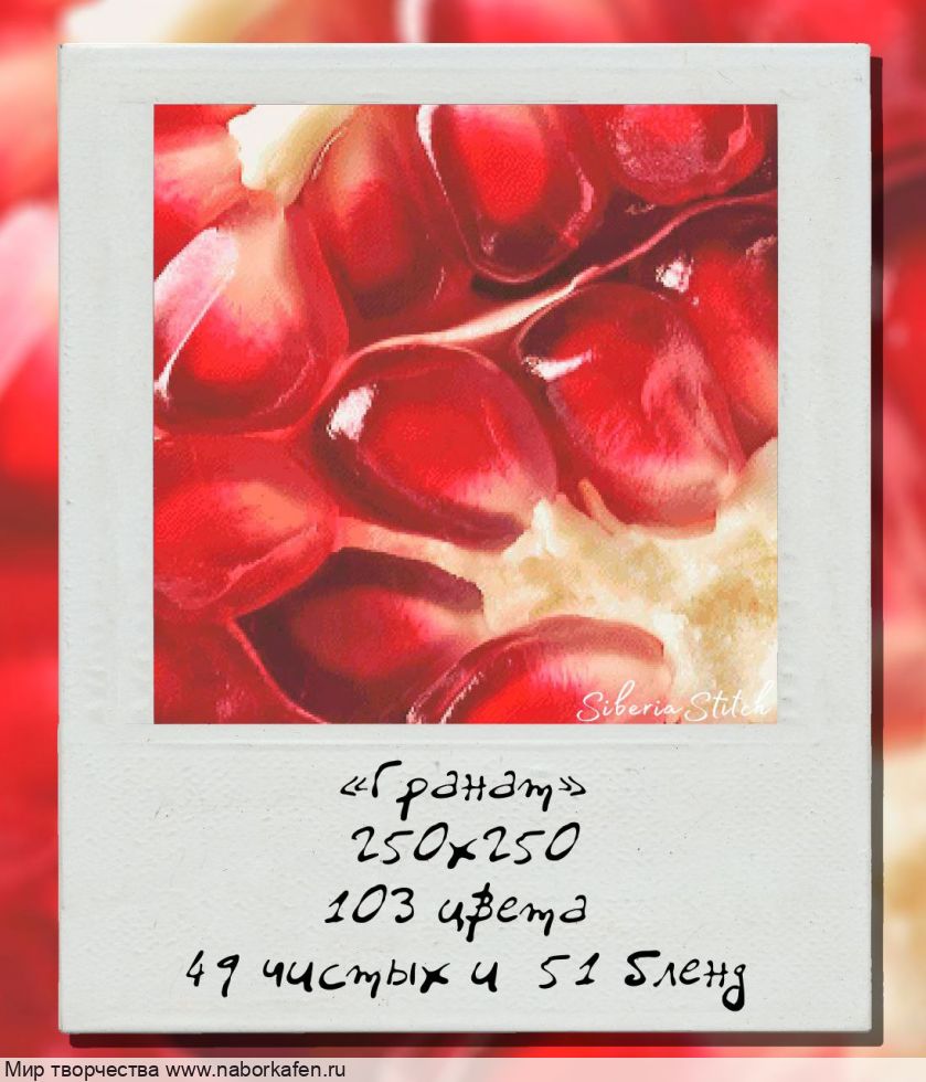 Набор для вышивания "Гранат"