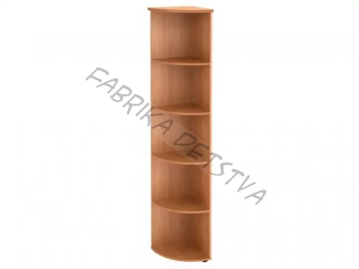 Шкаф-стеллаж узкий угловой Эконом