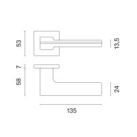 Ручка Stile Bira Q Slim 7S схема