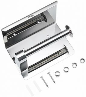 Frap F502 Hamam üçün xrom rəfli tualet kağızı tutacağı5