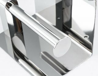 Frap F502 Hamam üçün xrom rəfli tualet kağızı tutacağı6