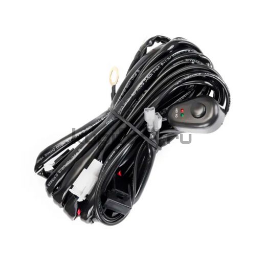 Комплект проводки на 2 подключения фар и балок без штекеров KM1465