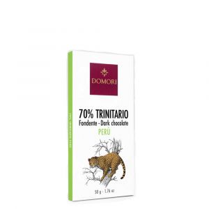 Перуанский Шоколад Горький Domori Trinitario Dark Chocolate 70% Peru 50 г Италия