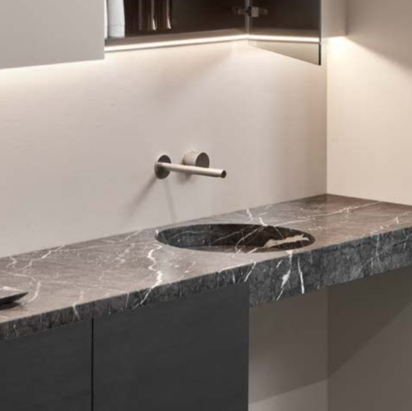 Раковина интегрированная Antonio Lupi Fortepiano BUCA 40 см в комплекте со столешницей ФОТО