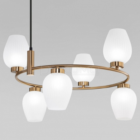 Подвесная люстра Alva 30183/6 латунь