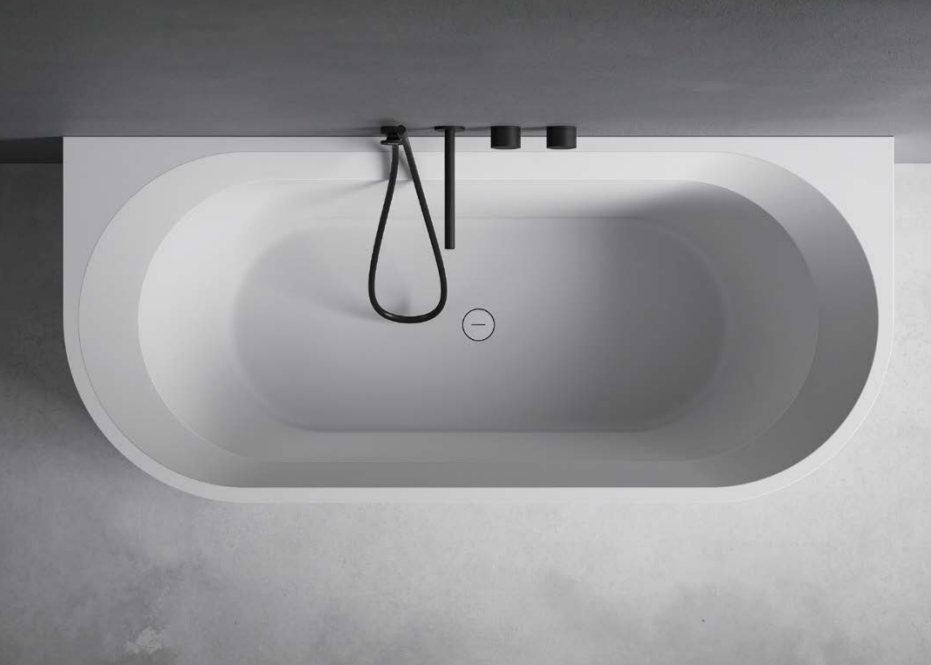 Ванна Antonio Lupi OASI OASI63 170х85 см из материала Cristalplant отдельностоящая, пристенная, в нишу или в угол ФОТО