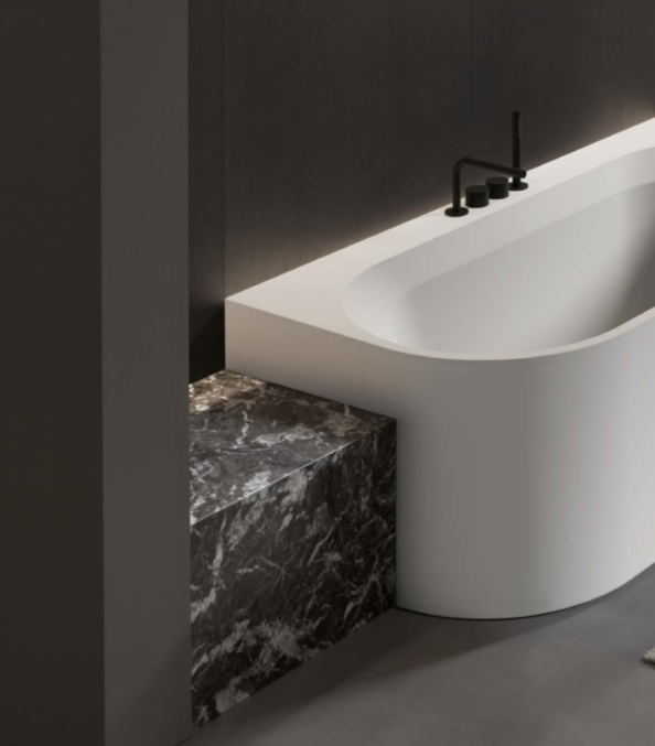 Ванна Antonio Lupi OASI OASI60 170х75 см из материала Cristalplant отдельностоящая, пристенная, в нишу или в угол ФОТО